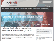 Tablet Screenshot of ncirs.edu.au